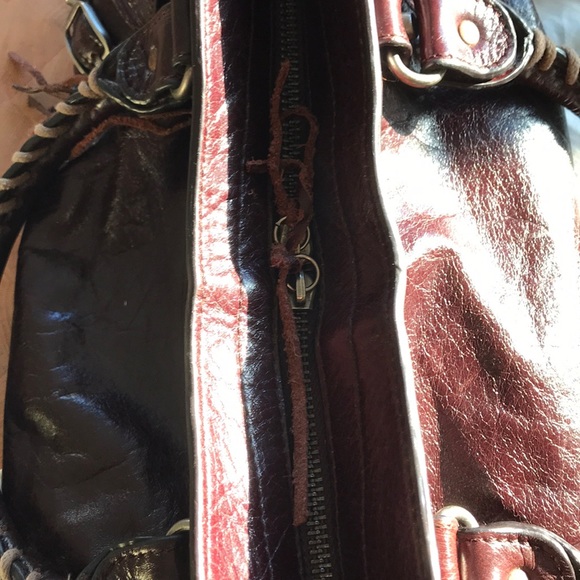 Authentic Balenciaga Mahogany Leather Md. CITY BAG - Picture 6 of 8